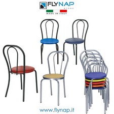 SEDIA SEDIE THONET BAR CASA RISTORANTE BISTROT VIENNA IMPILABILE COLORI VARI