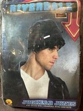 Jughead Jones Hat With Wig Riverdale Costume TV Show Crown Beanie Knit Cap