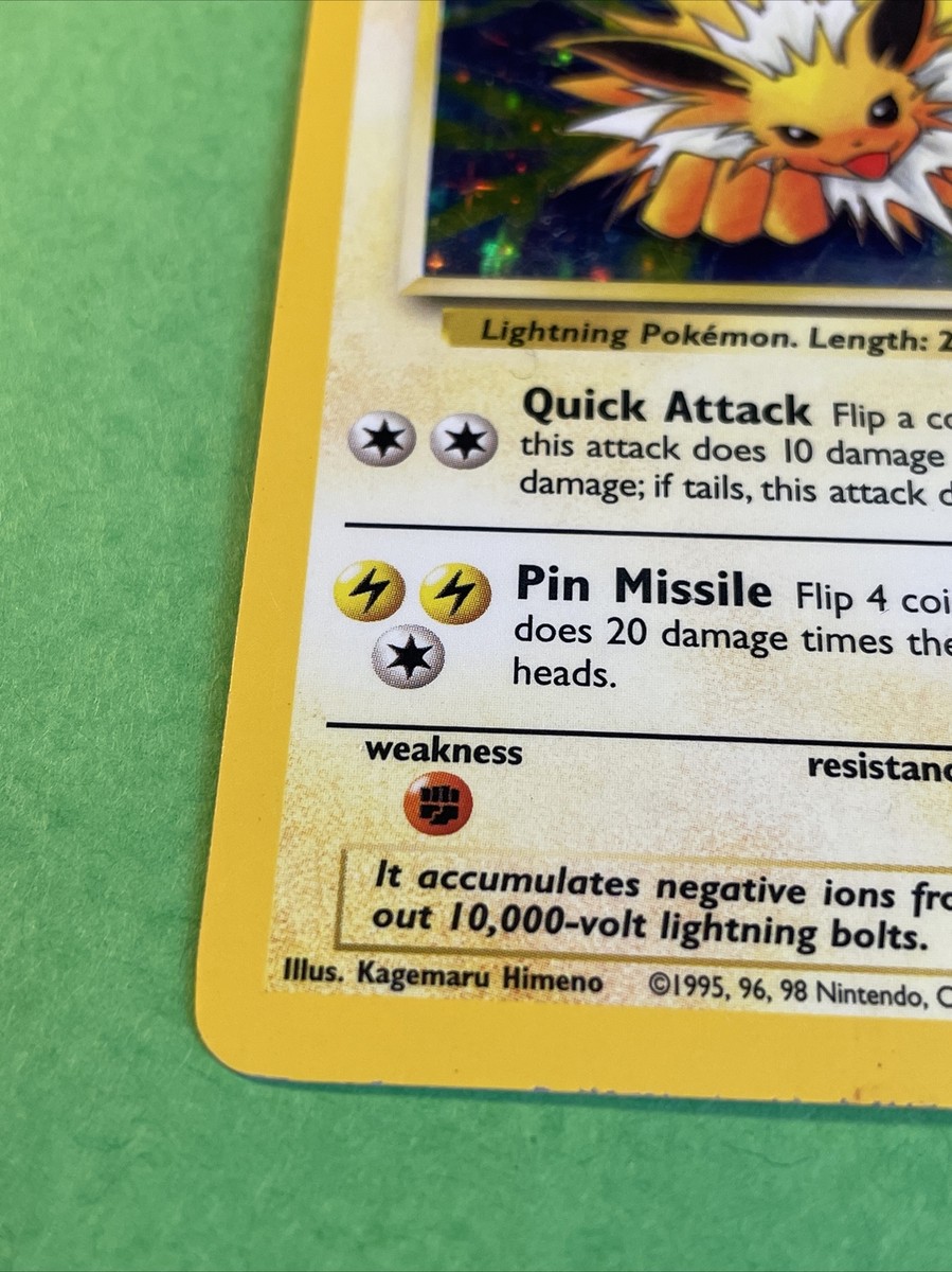 Pokémon TCG Jolteon Jungle 4/64 Holo Unlimited Holo Rare | eBay