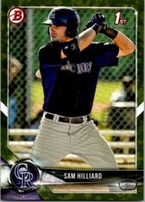2018 Bowman Prospects CAMO (retail) #BP13 Sam Hilliard - Colorado Rockies