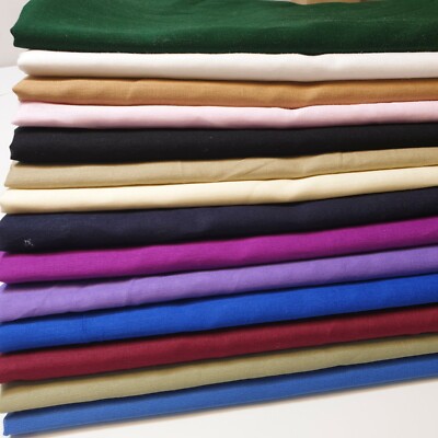 100 % Baumwolle Rasen Material Voile mercerisiert Handwerk Kleid Kostüm Futterstoff 44 Zoll