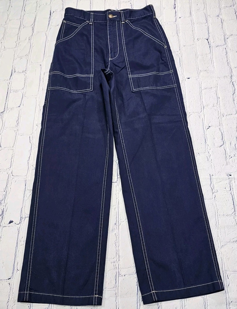 【2plan】Muse stitch carpenter pants Polo Ralph Lauren Contrast Stitch Carpenter Pants Navy Blue