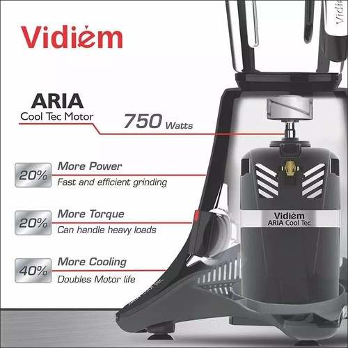 Vidiem V Star Premium 750 W Mixer Grinder (5 Jars, Black) 220 V IN Type - Picture 4 of 5