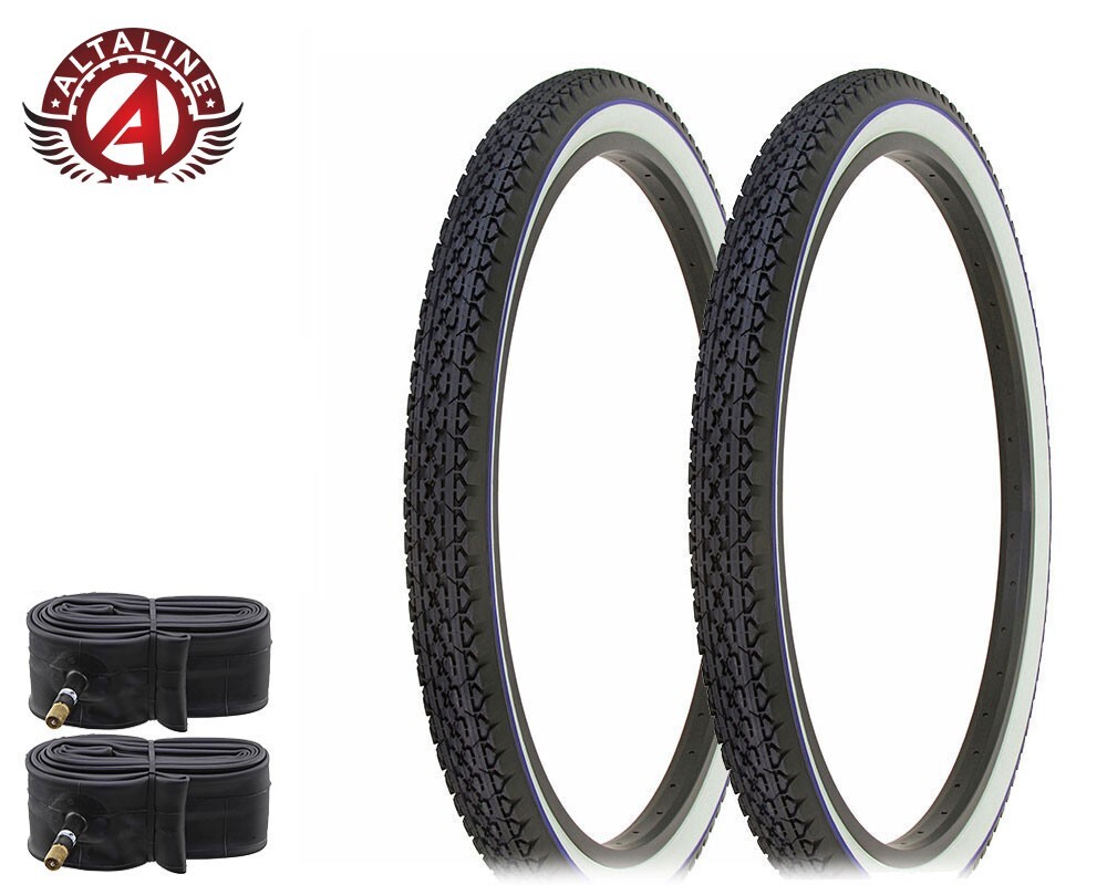 AltaLine Bicycle Wire Bead Cruiser TIRES 26 x 2.125 HEAVY DUTY Diamond w/TUBES.