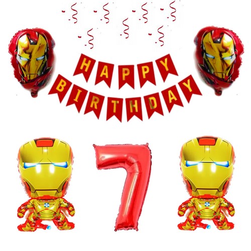 Iron Man Globo de Película Avengers Marvel Globos Airwalker Niño Cumpleaños Fiesta - Imagen 10 de 12
