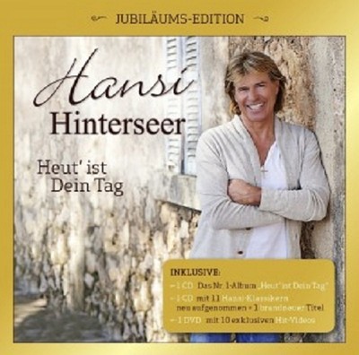 HANSI HINTERSEER - HEUT' IST DEIN TAG-JUBILÄUMS-EDITION 2 CD + DVD NEU