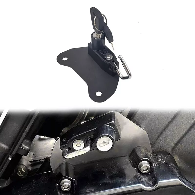 Motorcycle Security Helmet Lock Mount Hook Key Anti Theft For Indian Scout Sixty