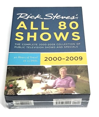 Rick Steve's Europe DVD 2000 - 2009 All 80 Shows Brand New Sealed