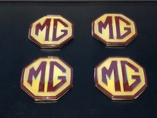MGF MG TF  Alloy Wheel Hub Cap Centre Badges x 4 45mm Badges