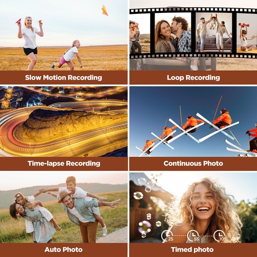 4K Digitalkamera 64GB Fotokamera Dual Kamera 64 MP Autofokus Vlogging Fotokamera - Bild 9 von 10