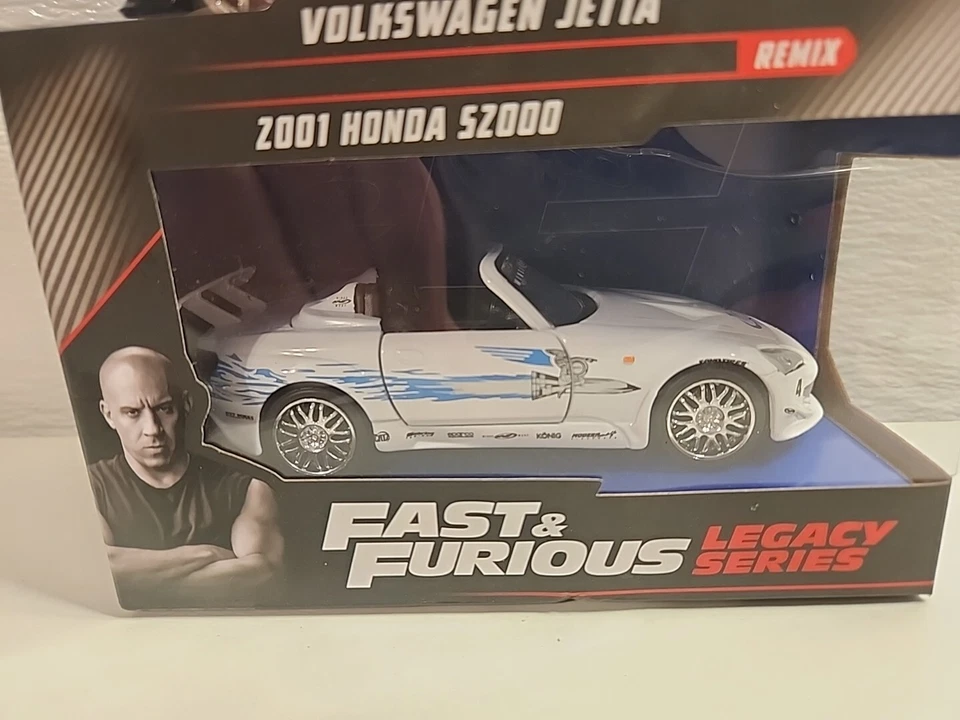 JADA TOYS 1/32 Volkswagen Jetta y Honda S2000 Coche de Película Rápido y Furioso ¡Lote de 2! Foto 2 de 4