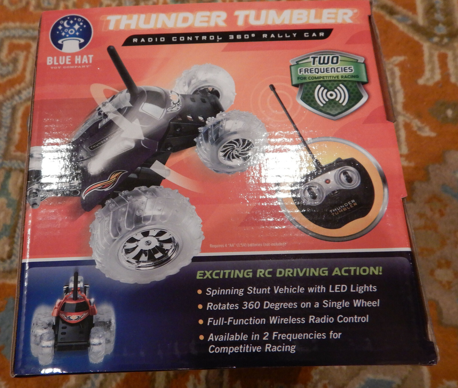 rc 360 rally car thunder tumbler