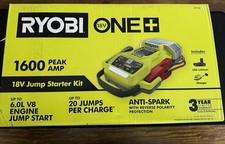 Newopen Box Ryobi 18v Jump Starter Kit Includes Battery Charger P7110