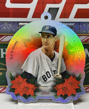 2025 TOPPS HOLIDAY - Ted Williams #OO-14 - Oversized Die-Cut Ornament - Red Sox