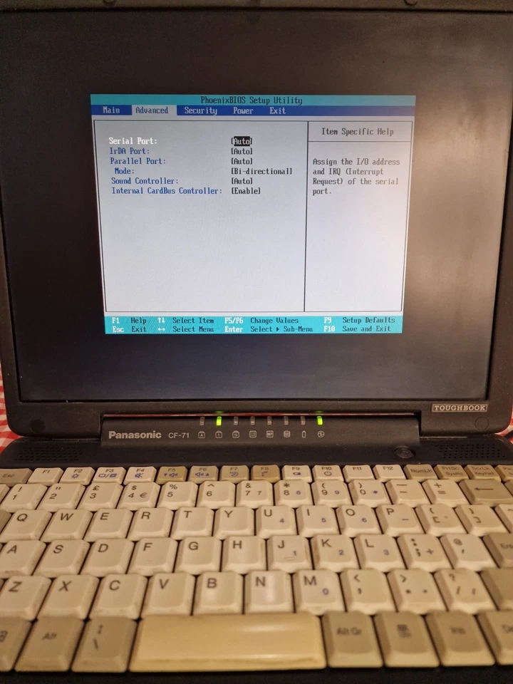 Vtg Panasonic Toughbook CF-71 13.3" Laptop Bios Tested Read Description - Image 4 of 4