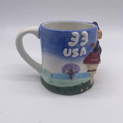 Gibson Looney Tunes Daffy Duck Stamp Collection 33 USA Coffee Mug Cup - Picture 3 of 6
