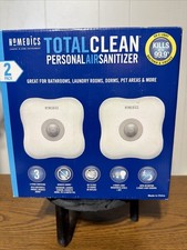 Homedics Total Clean UV Personal Air Sanitizer Plugs Into Outlet Home 2 Pack NIB