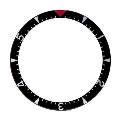 SKX007/SRPD Flat Bezel Insert   Black/Silver/Red   CT6131