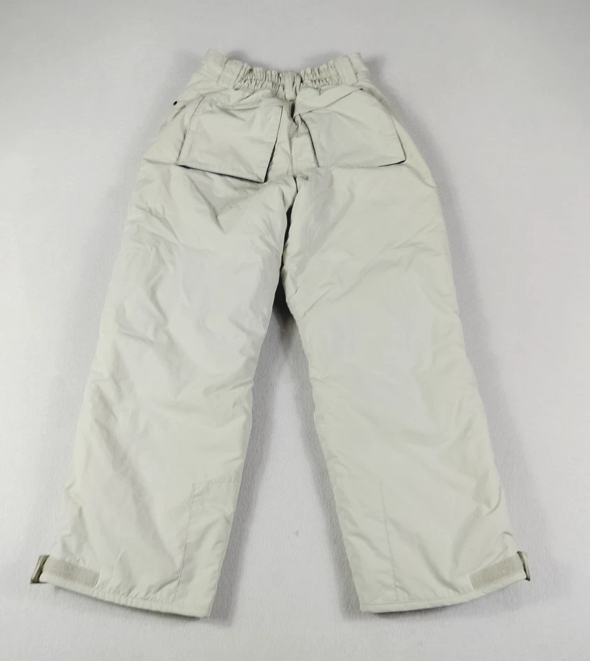 LL Bean Pantalones de Nieve Juveniles 14 Largos Beige Aislante Esquí Snowboard Nylon Foto 3 de 4
