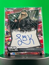 2026 Topps WWE Chrome Red Sapphire LEXIS KING Autographed Card  4/5