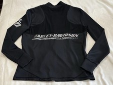 Harley-Davidson Genuine Motorclothes Black Full-Zip Jacket w/ Pockets