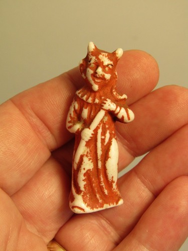 Antique / Vintage Bisque Devil Cake Topper - Picture 3 of 7