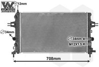 VAN Wezel 37002363 KüHler FüR MotorküHlung MotorküHler AutoküHler FüR Opel