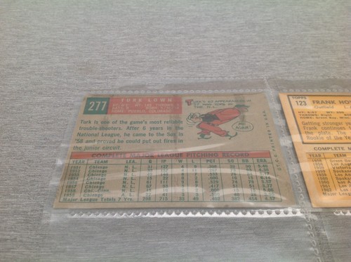 3 Topps 1950's & 1960's Baseball Cards in Sleeve - Picture 6 of 9