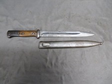 WWI GERMAN 84/98 MAUSER BAYO-RICH. A HERDER SOLINGEN 1917 & UNIT MARKED