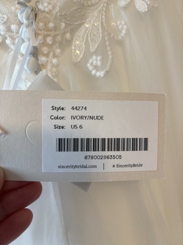 Wedding Dress Sincerity Bridal Size 6 - Picture 6 of 6