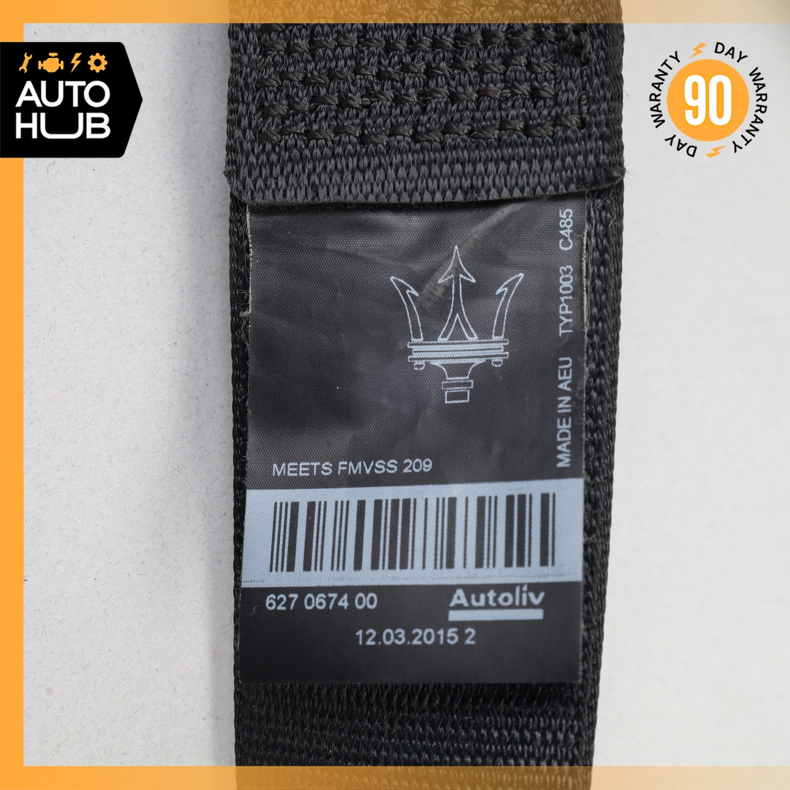 14-22 Maserati Ghibli SQ4 M157 Front Left Driver Side Seat Belt OEM 69k