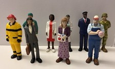 Lakeshore Community Block Play People figures Lot Of 9
