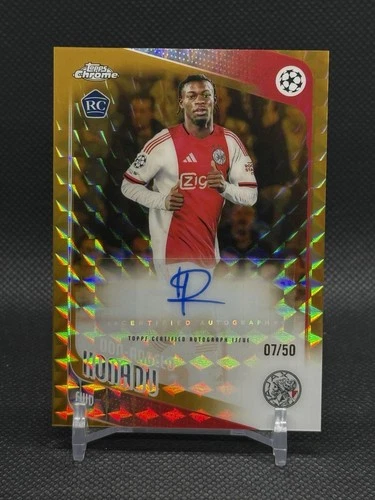 2025-26 Topps Chrome UEFA UCC - Chrome Autographs Don-Angelo Konadu RC Gold /50