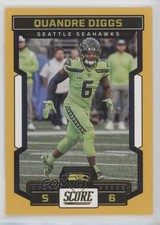 2023 Score Gold Quandre Diggs #184 1a7j