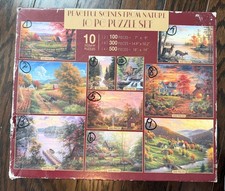 Peaceful Scenes from Nature 10 Puzzle Pack