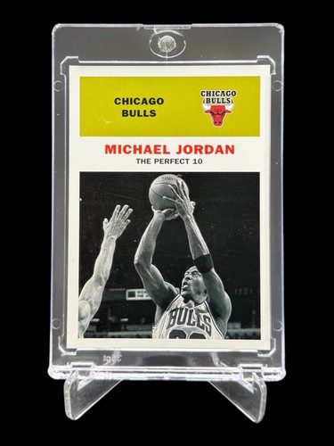 1998 Fleer Tradition MICHAEL JORDAN VINTAGE \'61 RETRO VARIATION SP #142🔥RARE🔥