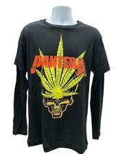 Pantera Long Sleeve Size Medium Weed Leaf Skull 2012