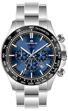 LORENZ Cronografo Professional 26175EE Orologio Uomo Blu Sub100 m