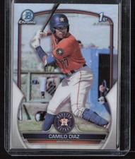 2023 Bowman Chrome #BCP-186 Camilo Diaz Refractor