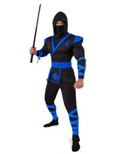 Men Ninja Costume, Halloween Costume Adult Ninja for Halloween Cosplay Party ...