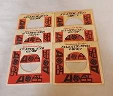 45 RPM 7" RECORD SLEEVES CO. SLEEVE 6 PACK SEE PHOTOS Atlantic-ATCO SLV347