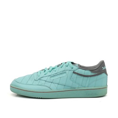 Reebok Herren Club C 85 SOLEBOX 'Year of the Court' Sneaker Türkis Leder EU 45