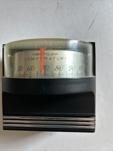 Vintage Mid Century Westclox Home Thermometer 