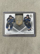 2021-22 UD SP Authentic Future Icons /399 - JORDAN KYROU SCOTT PERUNOVICH Blues