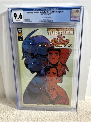 TMNT VS STREET FIGHTER CGC 9.6 1:250 RETAILER INCENTIVE