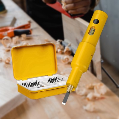 Elektrische Meißel Werkzeuge Set Power Tools für DIY Skulptur Hartholz