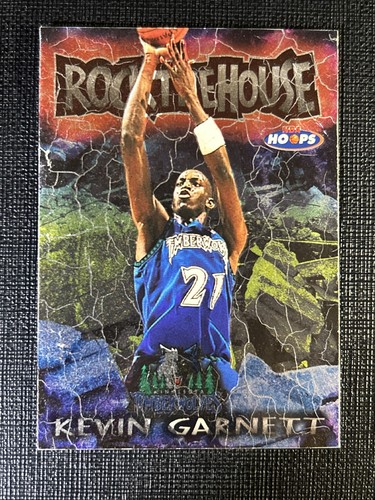 KEVIN GARNETT 1997 - 98 SKYBOX HOOPS ROCKTHEHOUSE #9 TIMBERWOLVES