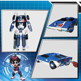 Golden Edition Tobot V Galaxy Detective Car Transform Robot Tachyon NO BOX