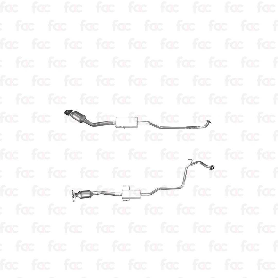 Homologated Petrol Catalytic Converter For Toyota Yaris 1.5 12- Euro 5/6
