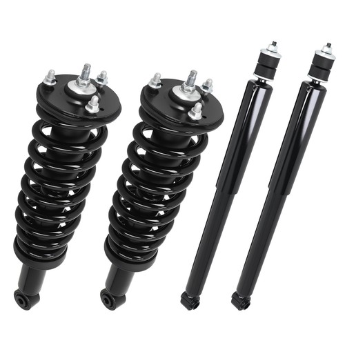 Front Strut w/ Coil Spring Rear Shock Absorbers Kit For Toyota Sequoia 2001-2007